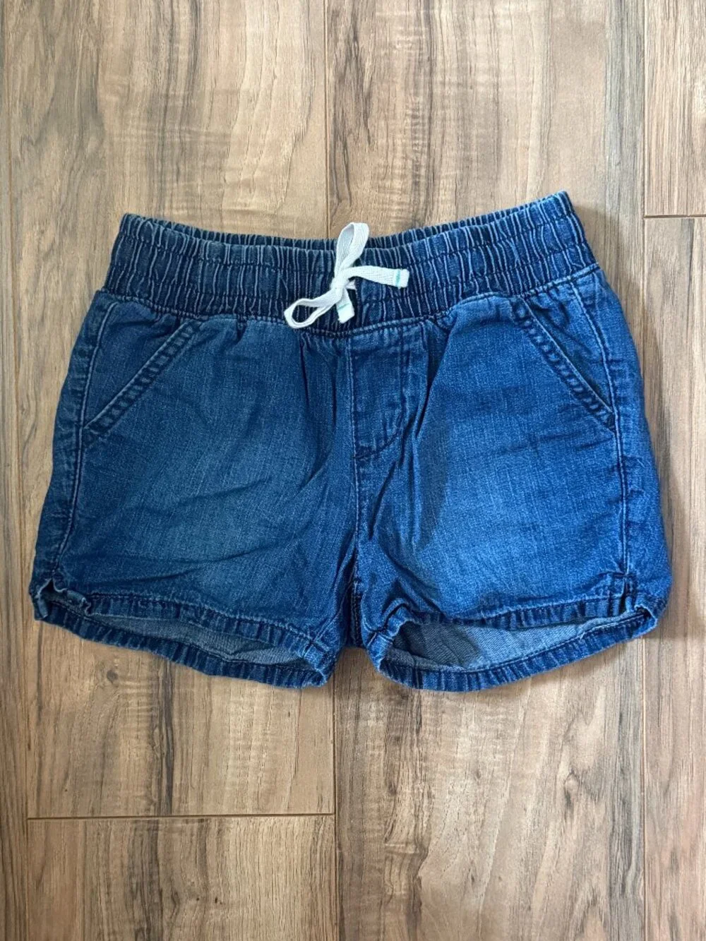 Girls' Shorts - Cat & Jack Size M (7/8) With Elastic and Tied Waistband